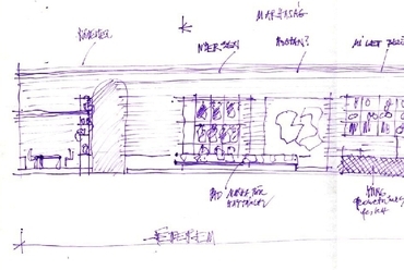 LaciPecsenye étterem és bisztró tervek, építész: Fónagy Dóra