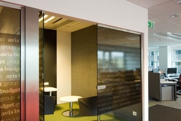 Az Avis Budget Group iroda belsőépítészete a Green House-ban, fotó: Zsitva Tibor