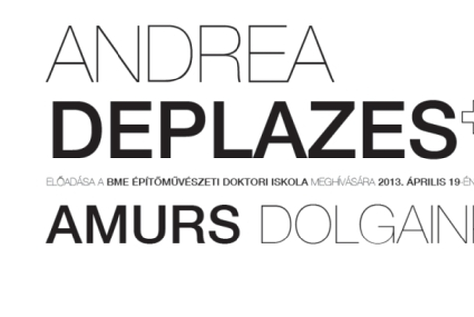 Andrea Deplazes svájci építész előadása a BME-n