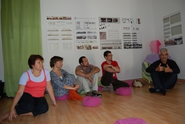 Hallgatói tervek bemutatása az Amina Központban, fotó: Átalakuló Dunapart