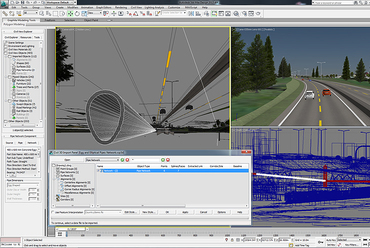 3ds Max Design 2014 látványterv készítése Autodesk Civil 3D adatokból