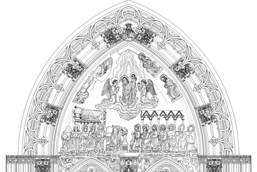A templom Mária-kapujának fotogrammetriai felmérése 