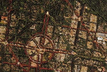 Baranyai Levente (1966): Bűvös négyzet (Óbudai temető) / Magic Square (Graveyard in Óbuda), 2006, vászon, olaj, 162×178 cm
