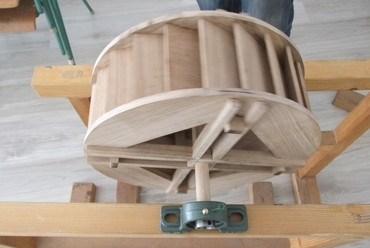 A malom makettjének készítése - forrás: Getto Tamás