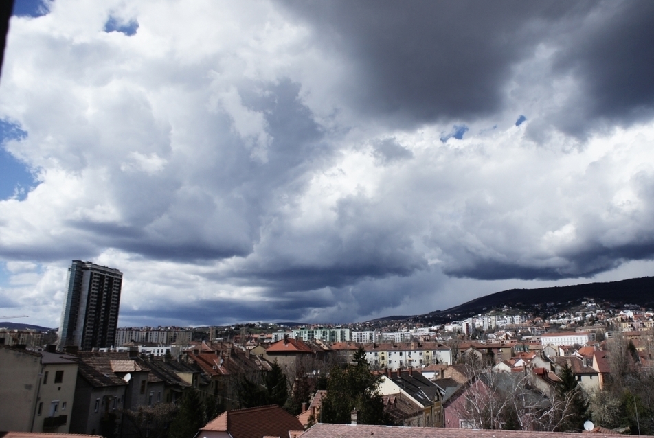 Pécsi látkép, fotó: Medvegy Gabriella