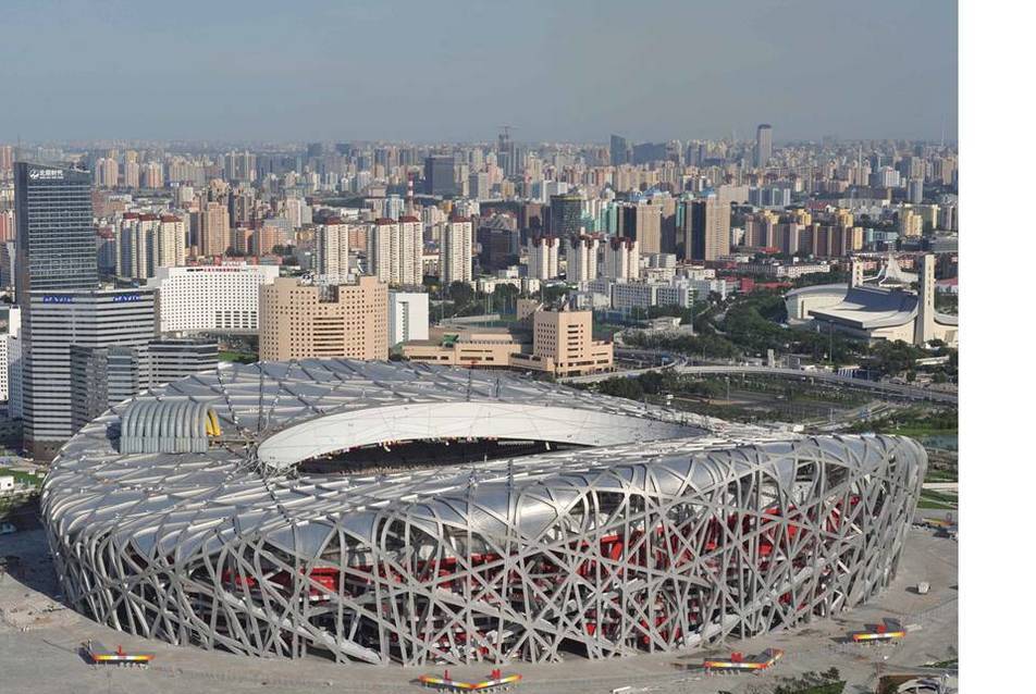Herczog de Meuron, Olimpiai Stadion, Peking, Kína, 2008
