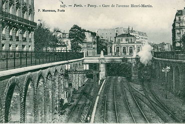 Petite Ceinture, Párizs: Passy állomás a 19. század végén