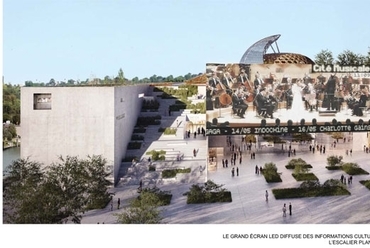 Ile Seguin beépítési terv: Cité Musicale