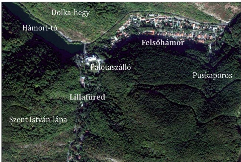A Pele-lak elhelyezkedése, forrás: Google Earth, dr. Monspart-Molnár Zsófia