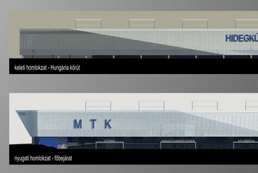 Keleti és nyugati homlokzatok, forrás: K.S. stúdió