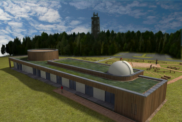 A Zselicben megvalósuló csillagpark látványterve, forrás: ERGA Stúdió Kft.