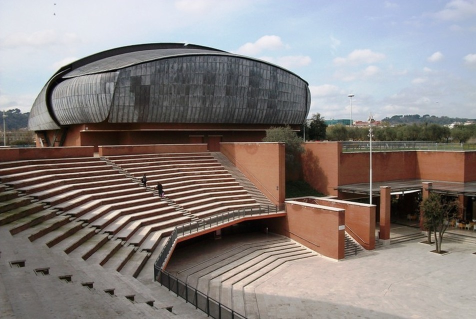 Renzo Piano: Citta della Musica, Róma. Forrás: Wikipedia