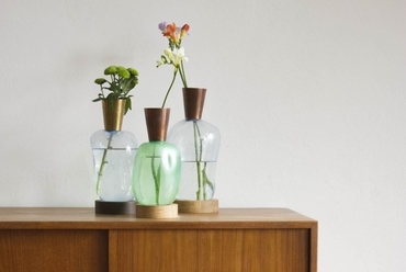 Építészek és tervezők - Különdíjas: Buborék vázák, Tervező: Ruben Johan Der Kinderen (Hollandia), forrás: Rézpiaci Központ
