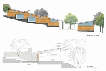 Holcim Globális Fenntartható Építészet Díj - ezüstérem 2015 - Háború után: közösségi könyvtár és szociális rehabilitáció - terv: Robust Architecture Workshop