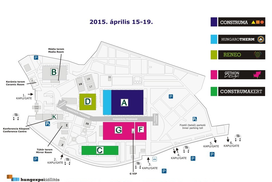 Construma 2015 - térkép