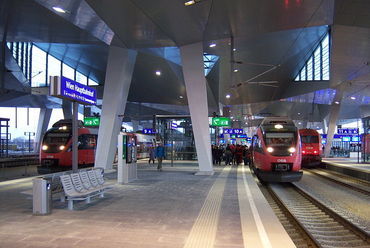 Bécs, Hauptbahnhof. Forrás:Wikipedia