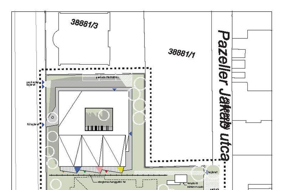 helyszínrajz - Pitypang óvoda - sporaarchitects 