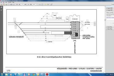 A személypályaudvar átalakítása (170 old.) , forrás: szegedvaros.hu