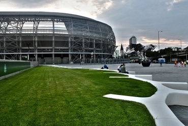 Környezettudatos stadion: a Groupama Aréna, kép © Slezák Ilona 