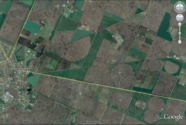 Mezőhegyes, teleplenyomatok és kontroll kép - forrás: Google Earth