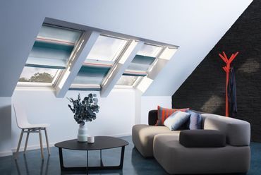 Velux római roló belsőárnyékoló termékcsalád