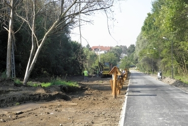 Szilas-patak kerékpáros közösségi park - közösségi zöldterület rehabilitáció