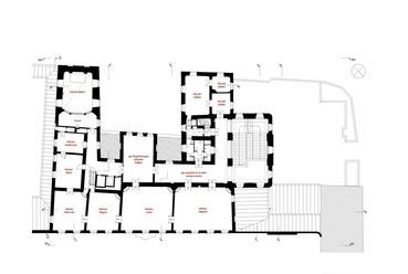 Eger, érseki palota - építész: Földes és Társai Építésziroda
