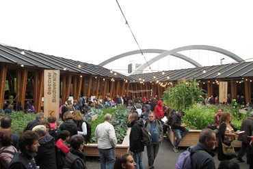 Expo Milánó. Biodiverzitás kertje, a nyugalom szigete. A szerző felvétele