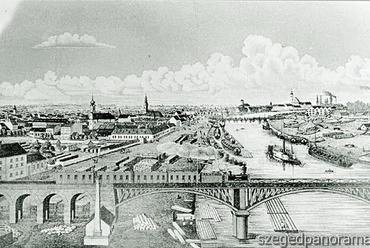 3. és 4. kép: az első szegedi vasúti híd (1858.)http://iho.hu/hir/emlek-a-multbol-111118