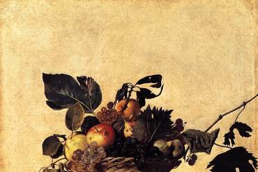 Caravaggio: Gyümölcskosár, 1597, Pinacoteca Ambrosiana, Milano