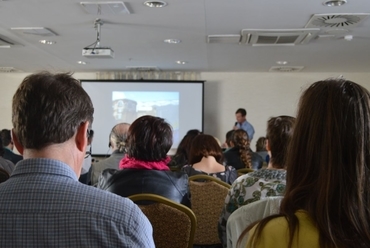 Angyalzöld – Budapesten megvalósult pozitív példák c. előadás a Green City 2016 konferencián - fotó: Varga Csilla