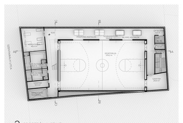alaprajz - sportpálya szint 