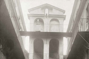 különálló udvari lépcsőház, Schönburgstrasse, 1900 körül