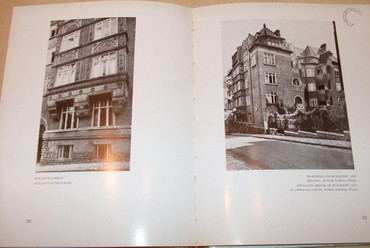 a Mészöly utcai ház fotói a Meister der Baukunst sorozatban megjelent könyvben