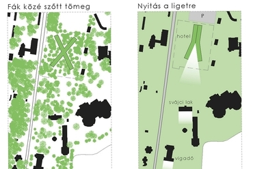 koncepció - építész: Gál Róbert, Juhász Kristóf Attila, Mikó László