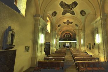 Szakcsi templom - forrás: GLT Scan&Plan