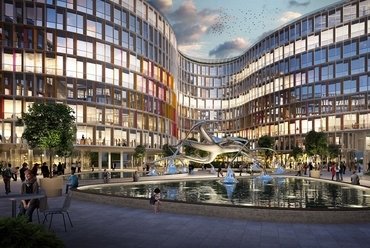 Budapest ONE Business Park - építész: Paulinyi Gergely, Mérték Stúdió - fejlesztő: Futureal