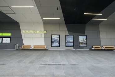 Graz Hauptbahnhof - villamosalagút. Forrás: Zechner & Zechner 