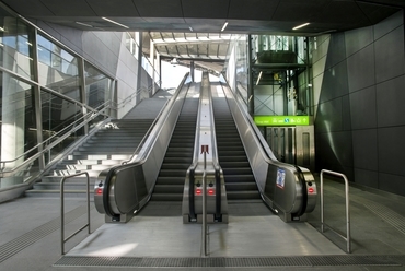 Graz Hauptbahnhof - villamosalagút. Forrás: Zechner & Zechner 