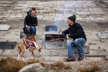 Duna-parti gerilla grill - BME BETON kurzus - fotó: Bognár Benedek és Simon Zsuzsanna
