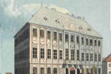 a Teleki-palota 1837-ben, Vasquez litográfiája - forrás: egykor.hu