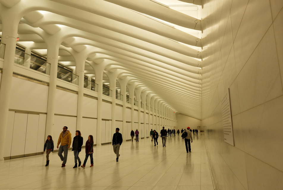 World Trade Center Transportation Hub - építész: Santiago Calatrava - forrás: Flickr