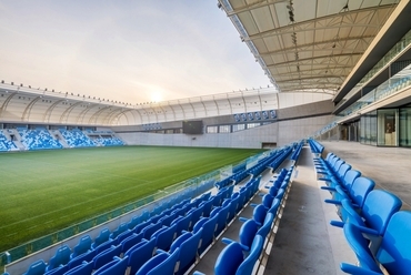Új Hidegkuti Nándor Stadion - építész: Bordás Péter - fotó: Palkó György