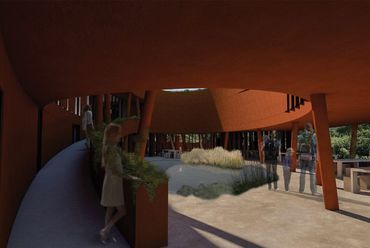 Pilis kapuja oktató- és látogatóközpont - tervező: Kosik Péter