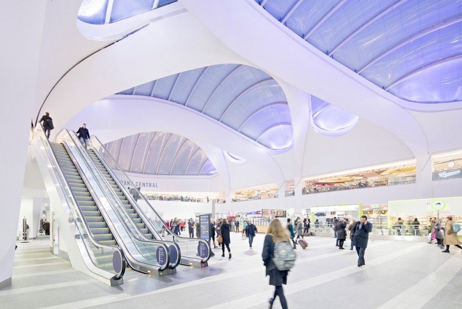 Birmingham New Street Station - építész: Alejandro Zaera-Polo és Maider Llaguno - fotó: Javier Callejas