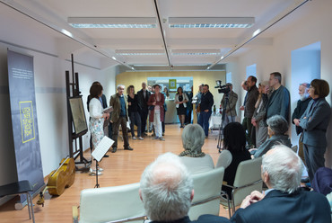 a Kotsis-kiállítás megnyitója a Lechner Tudásközpontban