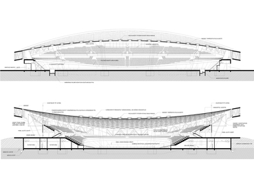 Új Budapesti Velodrom pályázat - 2. hely - építész: Máté Tamás, Vass-Eysen Áron