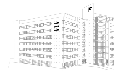 Science Park irodaház revitalizációja - építész: Gellár László (DVM group)