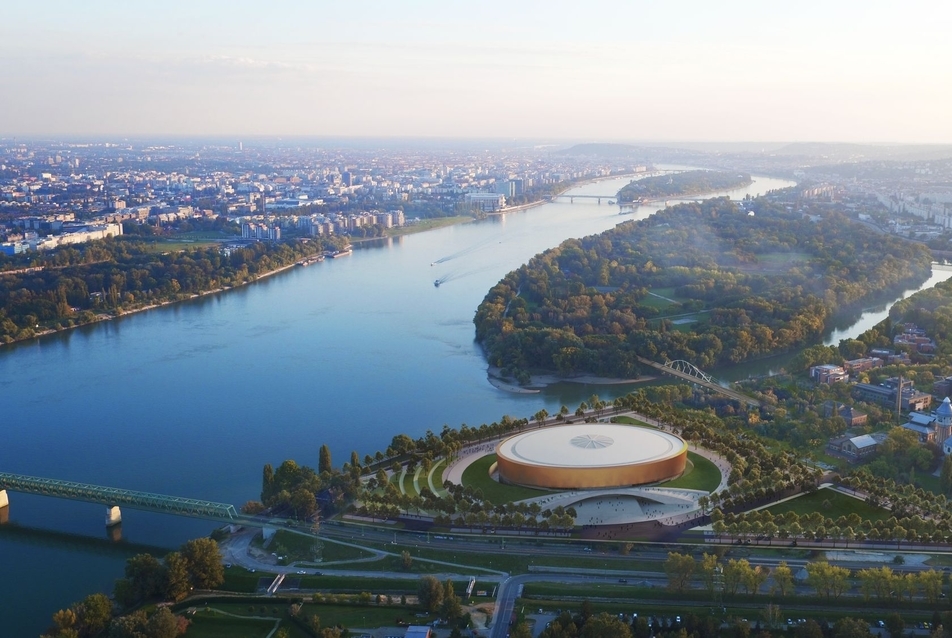 új Budapesti Velodrom - építész: Anthony Gall - látványterv: ZOA Studio