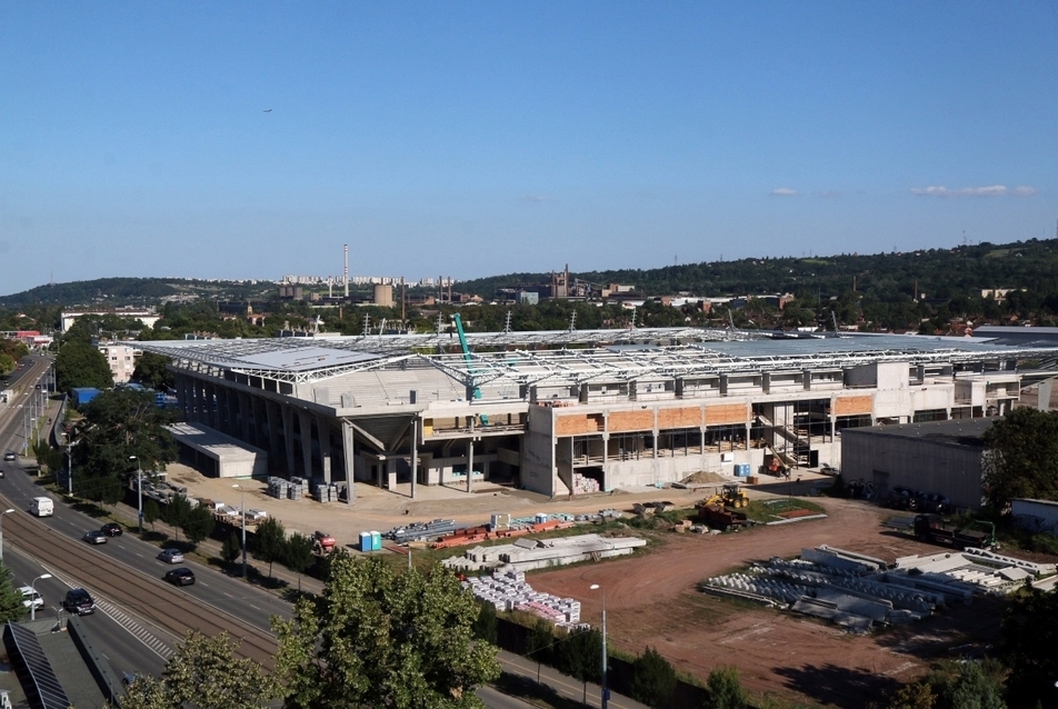 Felkerült a bokréta a DVTK stadion legmagasabb pontjára